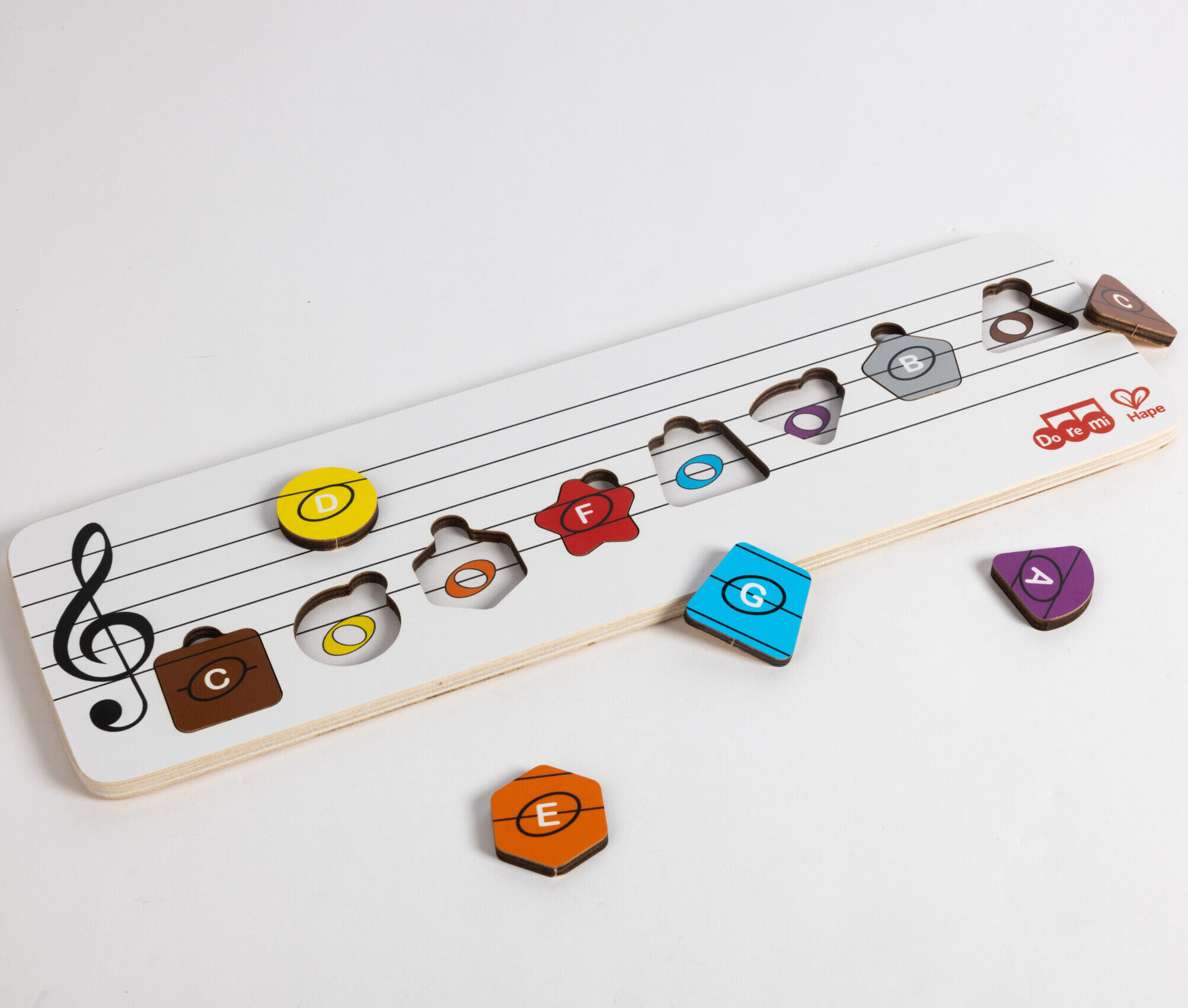 英音名 5線譜パズル　